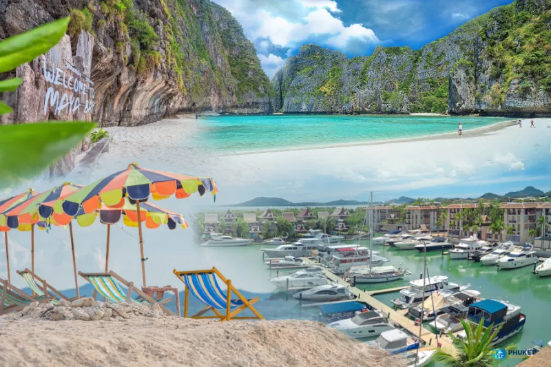 Phi Phi + Maya Bay + Khai Islands Deluxe Tour by Speed Boat